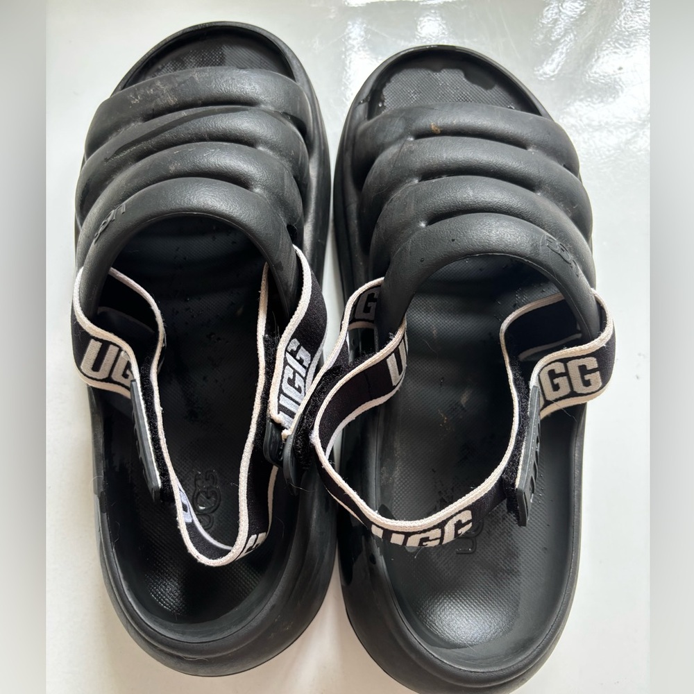 UGG women Sport Yeah Black Sandals